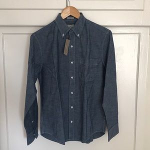 J. Crew slim stretch organic cotton chambray shirt